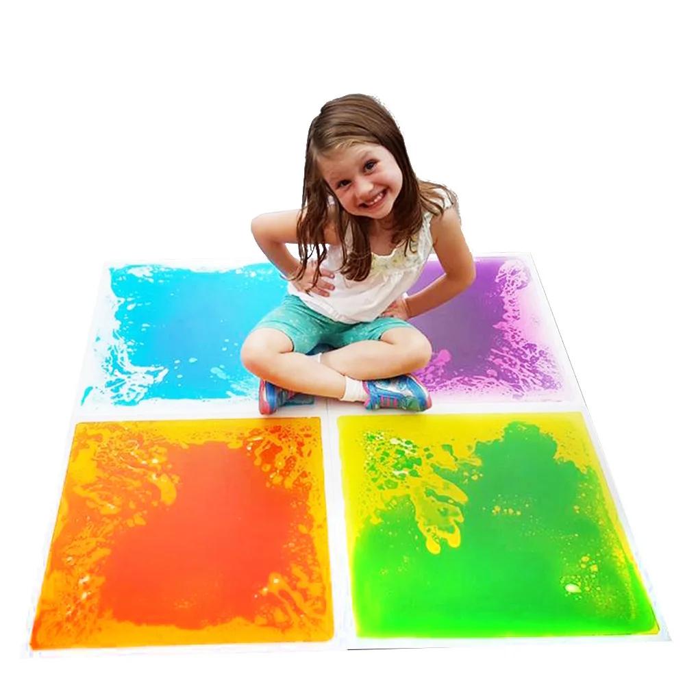 Sensory Multi-Color Liquid Floor Playmat Kids